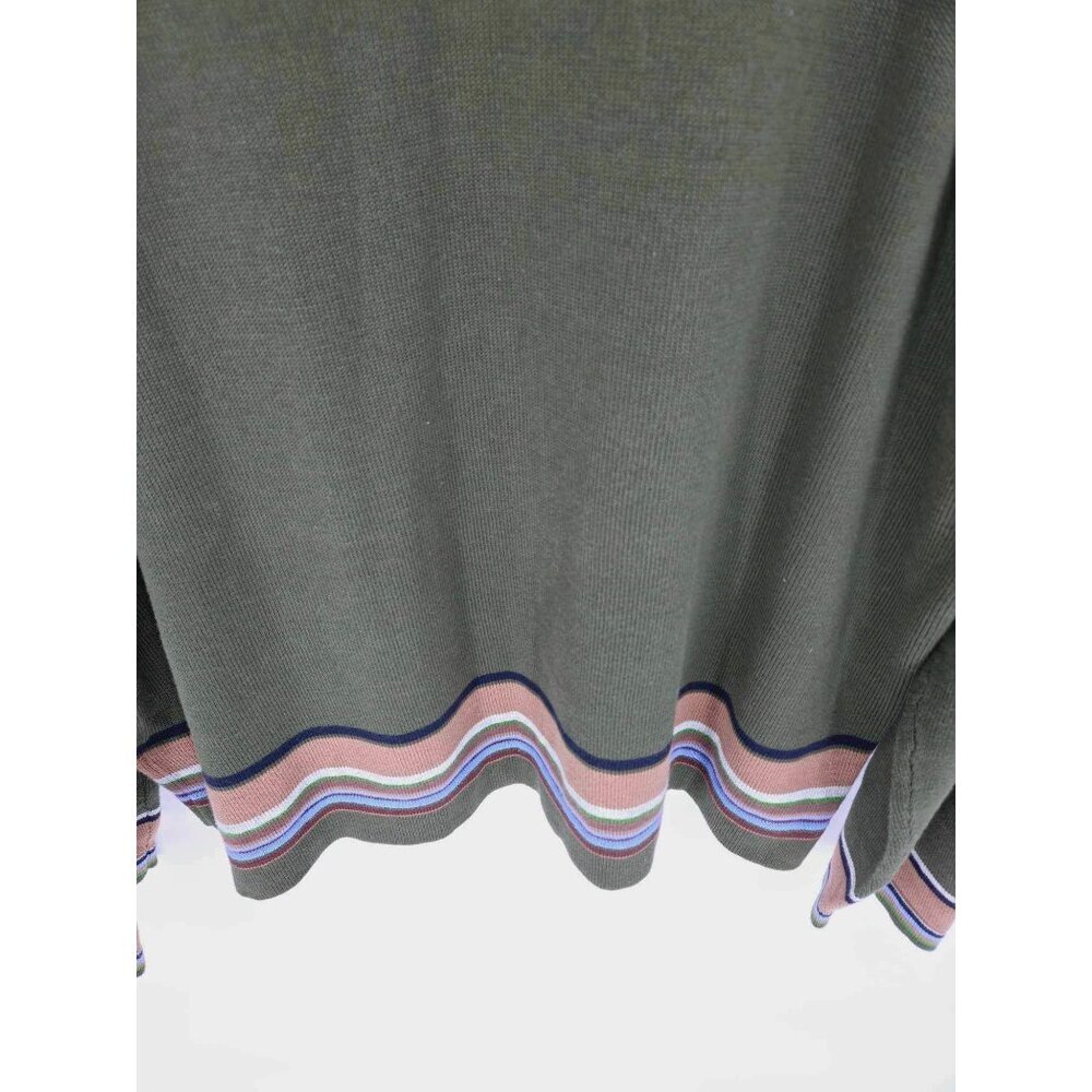 J. Crew Men's Green Vintage Knit Striped Sweater Size XXL - Picture 6 of 6